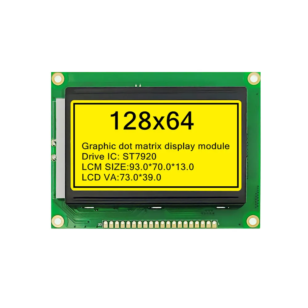 China Shenzhen Chuanglixin Factory Provides TJDM12864M1 LCD Display Module For Equipment Maintenance