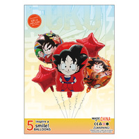 Nouvel ensemble de 5 ballons en aluminium motif Roi Singe de dessin animé pour décorations de fête d'anniversaire d'enfants