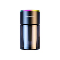 Diffuseur d'aromathérapie automatique pour voiture en métal, diffuseur de parfum pour siège de voiture à piles, élimination des odeurs et rafraîchissement 180 ml