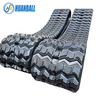 Chenilles en caoutchouc pour chargeuse compacte sur chenilles B320X86X49 pour Caterpillar Komatsu