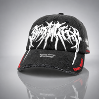 Casquette de baseball réglable délavée pour l'extérieur, personnalisable OEM, avec logo brodé de haute qualité, style sportif pour papa