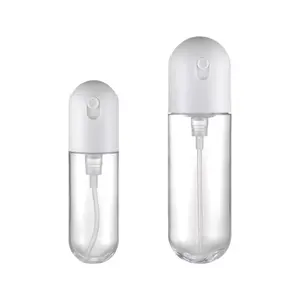 Flacon de parfum vide en plastique, mini atomiseur transparent de 30ml, 50ml, vaporisateur de brume, vaporisateur de brume fine