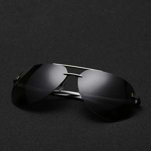 Lunettes de vision nocturne sans monture en métal, lunettes de conduite, lunettes de soleil polarisantes anti-éblouissement UV400 pour hommes - Product Image 3