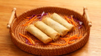 15min Friteuse à air Rouleau de printemps congelé pré-frit pour le petit-déjeuner, Vente en gros directe du fabricant