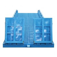 Rampe de chargement DAHUI DCQY-10T-4 en acier au carbone, capacité 10 tonnes, pour déchargement de conteneurs et manutention de palettes