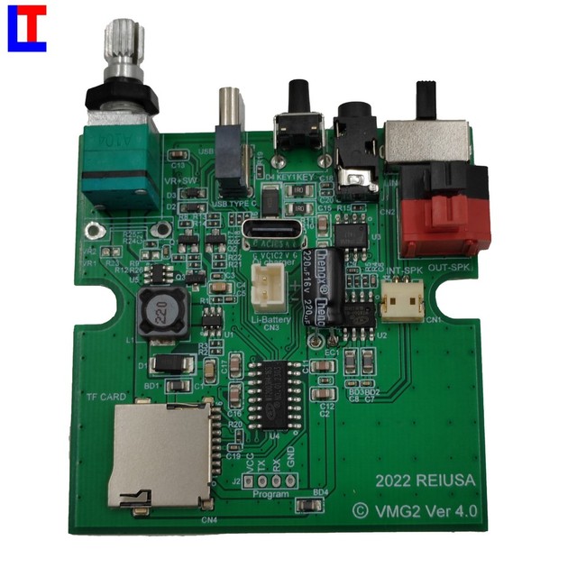 MP3 Player Audio Interface PCB Board Schematic Design Wireless Subwoofer Powered Speaker PCBA Assembly