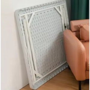 Mesa de Mahjong Plegable Portátil de Metal Estilo Americano con Diseño Moderno para Entretenimiento Familiar de 4 Personas - Product Image 2