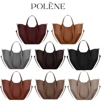 Sac à main en cuir véritable Wings New Cyme Polingen Crossbody à deux fermetures éclair, grande capacité, sac fourre-tout en cuir véritable pour femmes
