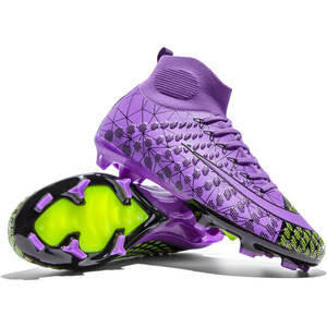 Zapatos de fútbol de alta calidad Unisex-Diseño antideslizante con tachuelas AG/TF-Botas de fútbol para entrenamiento al aire libre (al por mayor) Botas de fútbol - Product Image 1