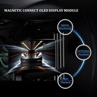 Thermalright Rainbow Vision 360 Turbo ARGB Negro Aio Cooler de 360mm para CPU, pantalla curva de 60HZ con resolución 2400x1080