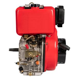 Moteur diesel monocylindre 178F refroidi par air avec démarrage au kick, composants essentiels incluant les roulements - Product Image 6