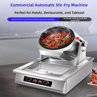 Machine de cuisson multifonctionnelle électrique entièrement automatique de type tambour, intelligente, en acier inoxydable, pour cuisine centralisée, équipement de cuisson à wok