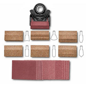 Kit d'assortiment de disques abrasifs avec support et adaptateur pour outils électriques - Product Image 1