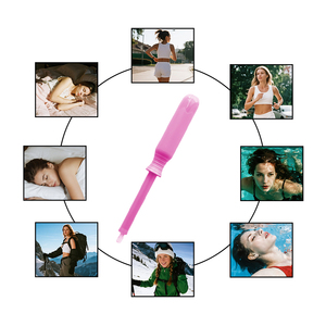 Tampons jetables en coton biologique de taille compacte pour femmes, avec applicateur lisse et arrondi pour un confort optimal, hygiène féminine - Product Image 5