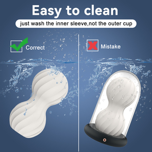 Alat Masturbasi Pria dengan Getaran dan Pemanas, Fitur Bola Berputar dan Stimulasi <span class=keywords><strong>Anal</strong></span>, Bahan TPE, Mainan Seks - Product Image 5