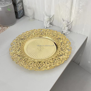 جولة بالجملة بالخرز الذهبي ديكور الزفاف لؤلؤ الحفلة - Product Image 3