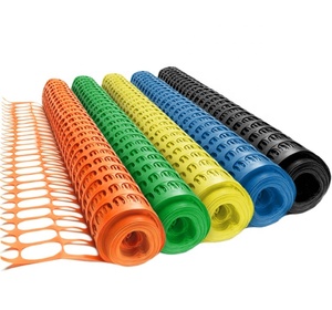 Clôture carrée temporaire en plastique <span class=keywords><strong>rigide</strong></span> à mailles en plastique pour volaille de jardin bon marché avec bords Clôture de sécurité orange - Product Image 4
