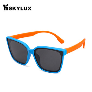 Skylux Lunettes de soleil pour enfants rectangulaires polarisées UV400 à monture complète unisexe protection solaire 23052 - Product Image 1