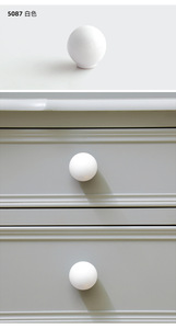 Tirador Moderno de Latón de un Solo Agujero con Perilla de Cerámica Colorida para Armario, Cajón o Guardarropa con Diseño de Agarre Redondo para Uso Exterior - Product Image 6