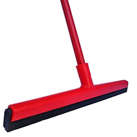 Serpillère à raclette classique de 42 cm de large avec manche métallique – Essorage rapide et nettoyage de grandes surfaces |   Mousse Métallique