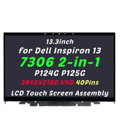 Écran tactile LCD IPS UHD de remplacement GBOLE 13,3 pouces pour ordinateur portable Dell Inspiron 13 7306 2-en-1 avec connecteur 40 broches - Usage professionnel