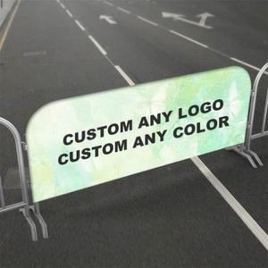 Vallas de Malla para Control de Multitudes, Señales Publicitarias Impresas Personalizadas, Barreras de Seguridad Vial para Control de Tráfico en Eventos y Construcción - Product Image 4