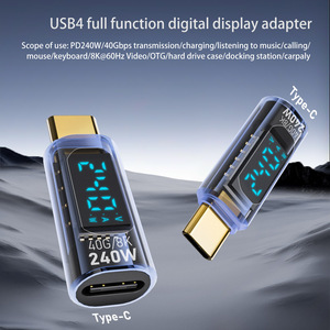 อะแดปเตอร์แสดงผลดิจิตอล TYPE-C รองรับอะแดปเตอร์ OTG เต็มรูปแบบตัวแปลงแสดงผลดิจิตอล240W - Product Image 3