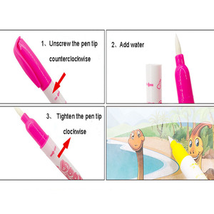 Juguetes Montessori, Libro para Colorear de Papel Reutilizable con Encuadernación en Espiral, Dibujo Mágico con Agua, Pintura Sensorial, Juguetes Educativos Tempranos para Niños - Product Image 3