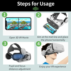 <span class=keywords><strong>Casque</strong></span> <span class=keywords><strong>VR</strong></span> 3D polarisé Sotec avec manettes, écran virtuel de 50 à 80 pouces, moule privé pour jeux sur smartphone - Product Image 5