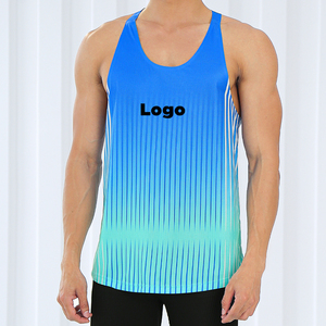 Débardeur de musculation pour homme, sweat à capuche sans manches, t-shirt à manches courtes, gilet de fitness à séchage rapide - Product Image 1