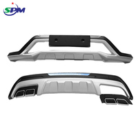 Spm abs protetor de frente e amortecedor traseiro, protetor para hyundai tucson 2015-2018
