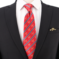 Cravate en soie tissée à rayures pour homme, cravates classiques assorties pour réunions d'affaires, mariages, fêtes, bureau, usage quotidien
