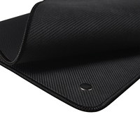 Grounding Mouse Pad Mat Black 25*46cm Durable Rubber Anti-slip PU Leather Mouse Pad Good Mouse Pads Anti-static Healthy