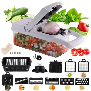 Multifunctional Kitchen Vegetable Cutter Manual black Slicer online Plastic Fruit potato peeler Vegetable chopper Grater Slicer