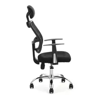 Fauteuil de bureau exécutif Atunus à dossier haut, réglable, pivotant et à roulettes