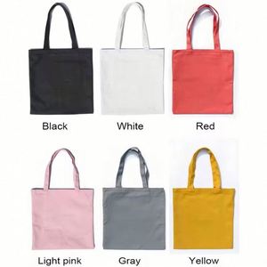 Bolsas de Tela Reutilizables de Alta Resistencia de 12oz, Medianas, Lisas, para Pintar, Bolsa de Lona Personalizada de Color para Regalo - Product Image 3