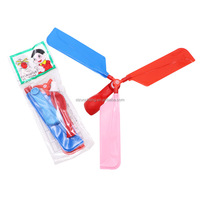 En stock : Jouet hélicoptère à hélice gonflable volant, jouet mécanique magique en forme d'avion, nouveauté