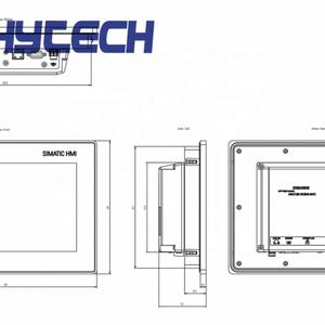 หน้าจอสัมผัส TFT แบบไวด์สกรีน 10.1 นิ้ว ยี่ห้อ SIEMENS รุ่น Unified Comfort Panel รหัส 6AV2128-3KB06-0AX1 สำหรับ SIMATIC HMI MTP1000 - Product Image 2