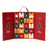 Calendrier de l'Avent innovant à 24 tiroirs pour gadgets technologiques, bijoux, emballage de compte à rebours pour cadeaux de Noël