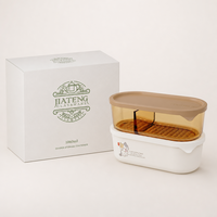 Boîte à lunch en verre compartimentée, idéale pour transporter des repas au travail comme récipient de conservation des aliments frais, peut être chauffée