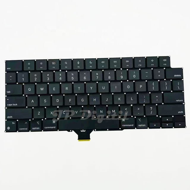 New Laptop A2442 A2485 US UK Korean Italian Spanish French Russian German Keyboard for MacBook Pro M1 Retina 14" 16" 2021 Year