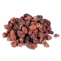 Pierre volcanique noire naturelle pour charbon de bois de barbecue 3-6mm Substrat de culture de pierre volcanique petites particules