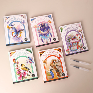 <span class=keywords><strong>Carnet</strong></span> <span class=keywords><strong>de</strong></span> coloriage portable pliable pour peinture à l'<span class=keywords><strong>aquarelle</strong></span>, idéal pour le <span class=keywords><strong>dessin</strong></span> <span class=keywords><strong>et</strong></span> la peinture artistique - Product Image 5