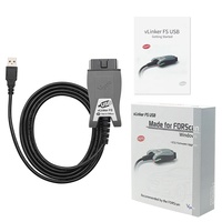 Vgate VLinker FS FEPS USB, Diseñado para FORScan, Escáner OBD2, Herramienta de Diagnóstico para Autos Convertidos con HS CAN y MS CAN