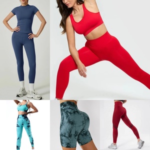 Vente en gros d'usine <span class=keywords><strong>YAYA</strong></span> Leggings de yoga taille haute en spandex pour femmes, ensembles de vêtements de fitness et de yoga avec balles de yoga - Product Image 2