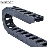 Chaîne de guidage de câble avec porte-tuyaux hydrauliques de 25 mm x 103 mm