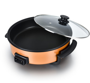 Sartén Antiadherente de Alta Calidad en Oferta, Sartén Multifuncional de Aluminio para <span class=keywords><strong>Pizza</strong></span> Eléctrica - Product Image 4