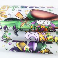 Autocollant thermocollant personnalisé, étiquettes pour vêtements, patch logo thermocollant pour vêtements, transfert thermique DTF violet pour tissu