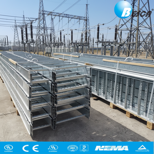 Plateaux porte-câbles en aluminium galvanisé certifiés <span class=keywords><strong>BESA</strong></span> NEMA, type échelle, pour la pose de câbles dans la construction industrielle - Product Image 5