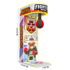 Macchina Arcade da Boxe per Bambini a Moneta, Simulatore di Pugilato per 1 Giocatore, Gioco Sportivo da Interno, Personalizzabile, 1 Anno di Garanzia - Product Image 3